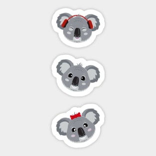 Cute koalas Sticker